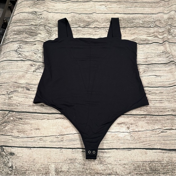 Abercrombie & Fitch Tops - Abercrombie & Fitch Square Neck Soft Collection Thong Bodysuit Size XL
